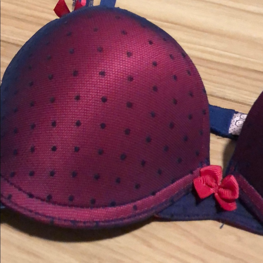 Victoria’s Secret Sexy Push Up Bra pink bow 34 A. - Picture 5 of 5